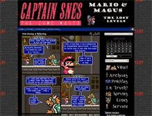 Tablet Screenshot of captainsnes.com
